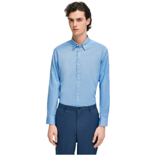 โปรโมชั่น Flash Sale : G2000 เสื้อเชิ้ตผู้ชาย ทรงสมาร์ทฟิต (SMART FIT) รุ่น 2112121274 BLUE เสื้อเชิ้ต เสื้อผ้า เสื้อผ้าผู้ชาย