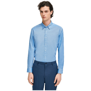 โปรโมชั่น : G2000 เสื้อเชิ้ตผู้ชาย ทรงสมาร์ทฟิต SMART FIT รุ่น 2112121274 BLUE เสื้อเชิ้ต เสื้อผ้า เสื้อผ้าผู้ชาย