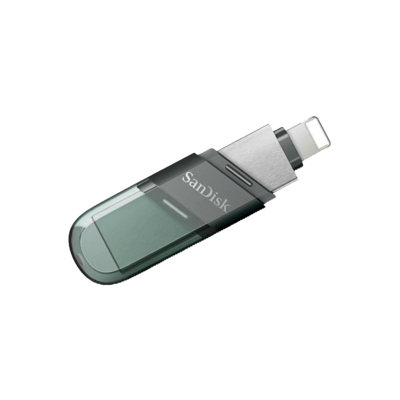 SanDisk iXpand Flash Drive Flip 256GB (SDIX90N-256G-GN6NE) แฟลชไดร์ฟสำหรับ อุปกรณ์ Smartphone & Tablet