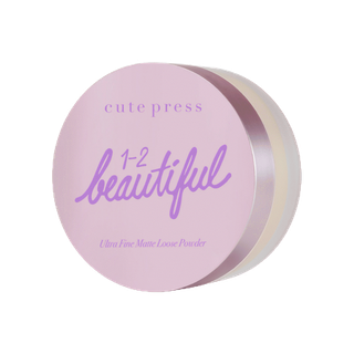 CUTE PRESS แป้งฝุ่นโปร่งแสง 1-2 BEAUTIFUL ULTRA FINE MATTE LOOSE POWDER 15 g