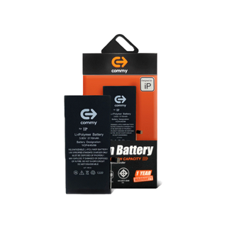 Commy แบตเตอรี่สำหรับไอโฟน พร้อมชุดเครื่องมือ สำหรับ IP5/6/7/8/9/X/Xr/11/12 เช็ค Battery Health ได้ (IP5- IPX)