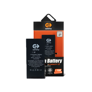 Commy แบตเตอรี่สำหรับไอโฟน พร้อมชุดเครื่องมือ สำหรับ IP5/6/7/8/9/X/Xr/11/12 เช็ค Battery Health ได้ (IP5- IPX)