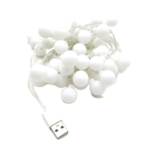 โปรโมชั่น : ไฟ ไฟตกแต่ง USB สำหรับตกแต่ง ไฟเชอร์รี่ LED 50หัว ไฟปีใหม่ YJR501