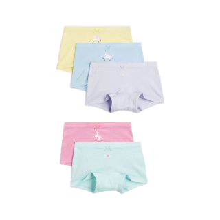 H&M กางเกงบ๊อกเซอร์แพ็ก 5 ตัว Girl 5-pack boxer briefs 0688916_2