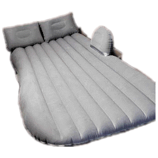 ที่นอนเป่าลมในรถยนต์ ที่นอนเบาะรถยนต์ พร้อมที่สูบลมไฟฟ้า+หมอนเป่าลม2ใบ+แผ่นเเปะกันรั่ว car bed#A008
