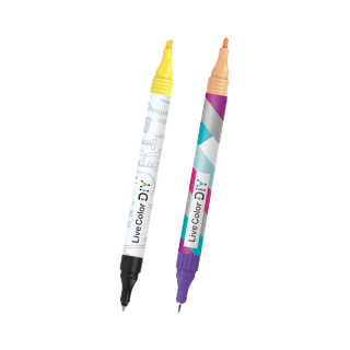 โปรโมชั่น Flash Sale : Monami (โมนามิ) ปากกา แต่งตัวด้าม และ เปลี่ยนหัวปากกาได้ รุ่น Live Color DIY