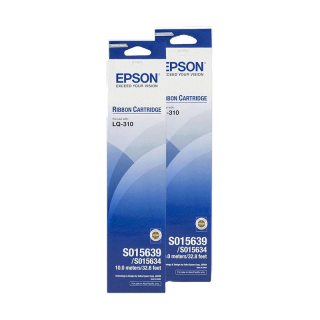 จัดส่งฟรี!!! Epson ตลับผ้าหมึก เเท้ LQ-310 Original Ribbon (เเพ็คคู่)