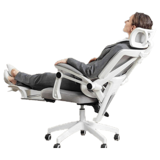 Woodpandaเก้าอี้ทำงาน สามารถเอนได้และมีที่รองขา เหมาะในสำนักงาน สายเกมมิ้งงานคอมพิวเตอร์ ดีไซต์เพื่อสุขภาพ