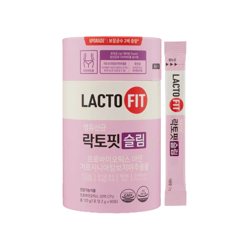 LACTO-FIT Probiotics Slim รุ่น Upgrade+ ช่วยป้องกันไขมันส่วนเกิน ปรับสมดุลในลำไส้