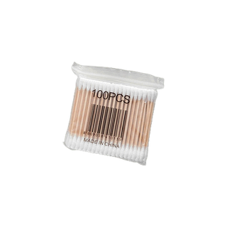 OKUMI_SHOP สำลีก้าน คอตตอนบัด (1ห่อ100ก้าน) สำลีไม้ Cotton buds ปั่นหู เช็ดแผล