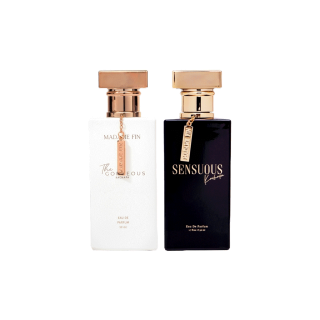 Madame Fin โปรโมชั่นน้ำหอมGorgeous ขนาด 50ml 1 ขวด + น้ำหอมSensuous ขนาด 50ml 1 ขวด