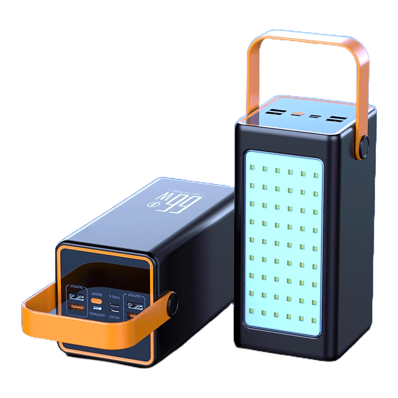 【BLUEM】90000mAh พาวเวอร์แบงค์ ชาร์จเร็ว 66W 4 เอาต์พุต4 อินพุต การชาร์จ2ทิศทาง เพาวเวอร์แบงค์ solar energy powerbank