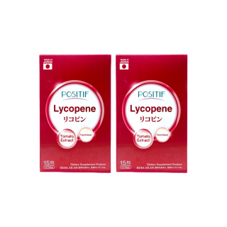 Positif Lycopene โพซิทีฟ ไลโคปีน (15caps ) 2 กล่อง Made in Japan
