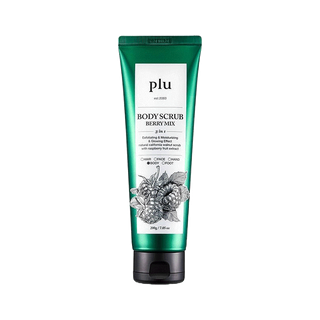 PLU BODY SCRUB 200G.(สครับผิวกาย ช่วยผลัดเซลล์ผิวเก่า ให้ผิวเรียบเนียนและนุ่มขึ้น เนื้อสครับนุ่มไม่บาดผิว)