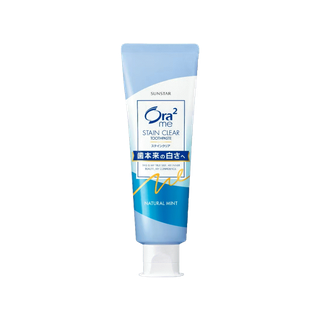 ORA2 ME STAINCLEAR TOOTHPASTE NATURAL MINT 140 G / โอราทู มี สเตนเคลียร์ ยาสีฟัน กลิ่นเนเชอรัลมินท์ 140 กรัม