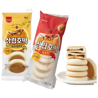 โฮต๊อกขนมแพนเค้กน้ำผึ้งเกาหลี samlip honey hotteok 삼립꿀호떡
