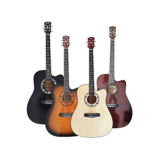 [ใส่โค้ด KACHA50 ลดเพิ่ม 50 บาท] กีตาร์โปร่ง 41 นิ้ว 41-AC ทัชชิ่งเล่นง่าย มีเหล็กดามคอ พร้อมของแถมมากมาย Acoustic Guitar เก็บเงินปลายทางได้