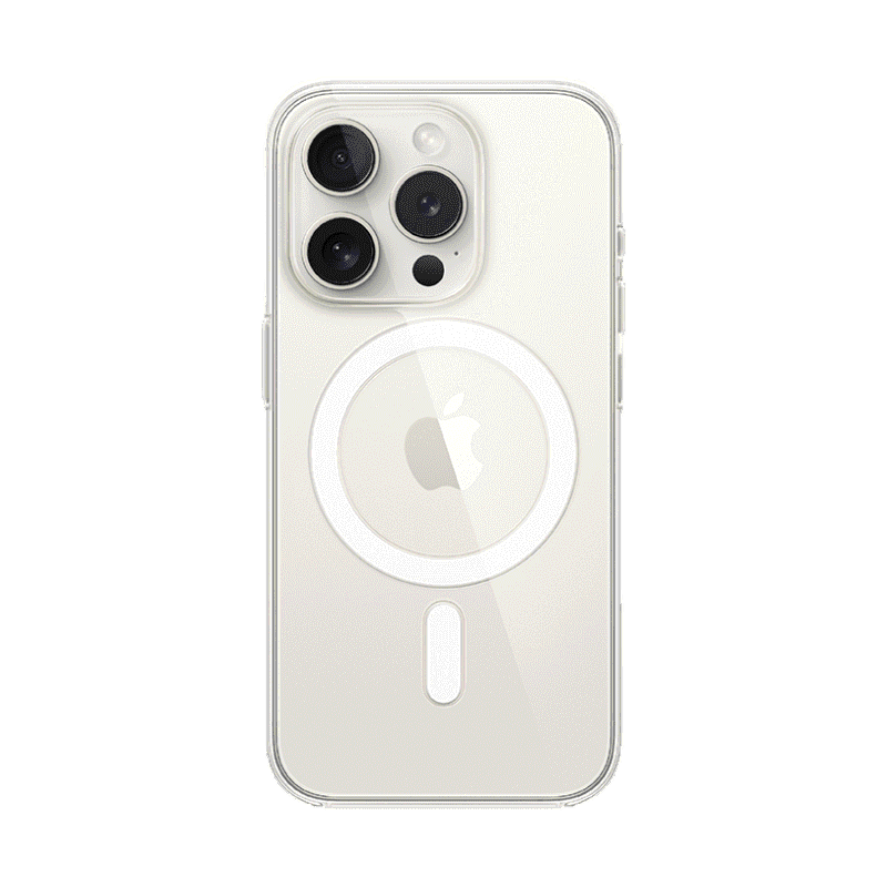 Apple iPhone 15 Pro Clear Case with MagSafe