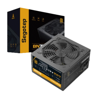 SEGOTEP POWER SUPPLY (อุปกรณ์จ่ายไฟ) BN750W (BLACK) 80 PLUS BRONZE รับประกัน 3 ปี โดย Devas IPASON