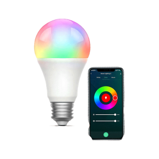 หลอดไฟ LED Xiaomi หลอดไฟเปลี่ยนสีได้ ไฟตกแต่ง RGBW Smart Bulb WiFi / Bluetooth ขั้ว E27