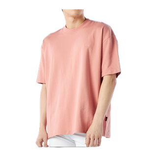 Yuedpao No.1 เสื้อยืด Oversize Feather Comfort ผ้าหนาทรงสวย ยับยากรีดง่าย เสื้อยืดเปล่า เสื้อยืดโอเวอร์ไซส์ Quartz pink