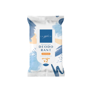 ลาพีช ผ้าเช็ดรักแร้ ลดเหงื่อ และระงับกลิ่นกาย LA PEACH DEODORANT WIPES EXTRA CARE DOUBLE PROTECTION