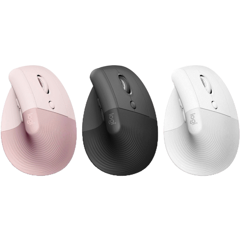 เมาส์ไร้สายเพื่อสุขภาพ Logitech Lift Vertical Ergonomic Mouse เสียงเงียบ (รับประกันสินค้า 1 ปี)