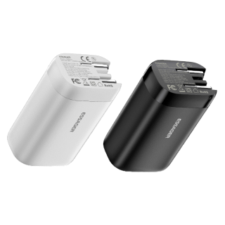 Essager GaN อุปกรณ์ชาร์จเร็ว 65W US EU UK QC 3.0 PD3.0 Type C สําหรับ Samsung Huawei แล็ปท็อป