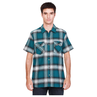 LEE เสื้อเชิ้ตแขนสั้นผู้ชาย คอลเลคชั่น REIMAGINED DENIM (101+) SEASONAL รุ่น LE L2005554 สีเขียว ลี เสื้อเชิ้ตแขนสั้น เสื้อผ้า เสื้อผ้าผู้ชาย