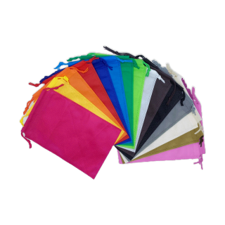 ถุงผ้าสปันบอนด์หูรูด รุ่น Mini ถุงสปันบอนด์ ถุงหูรูด ถุงผ้าสปัน ถุงหูรูดสปัน ลดโลกร้อน 3 ขนาด [S/M/L] 15 สี Mini