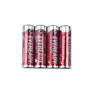 EVEREADY Heavy Duty ถ่านไฟฉาย AA 1.5 โวลต์ (4 ก้อน/แพ็ก)