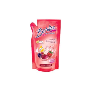 บีไนซ์ เชอร์รี่ เบอร์รี่ เพียวริฟาย ชาวเวอร์ ครีม ขนาด 400 มล. BeNice Cherry Berry Purify Shower Cream 400 ml. (Refill)