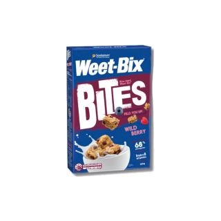 Sanitarium วิทบิกซ์ ไบท์ส ไวล์ดเบอร์รี่ ธัญพืชอบกรอบ Weet Bix Bites Wild Berry 500 กรัม [BFF: 20.Mar.2024]