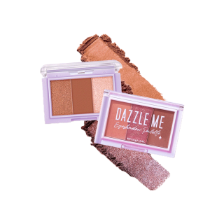 [ลด 15% โค้ด 3ZKPCYRQ] Dazzle Me Cutie Pie Eyeshadow Palette อายแชโดว์พาเลท 3 in 1แบบแมท ซาตินกำมะหยี่ ชิมเมอร์