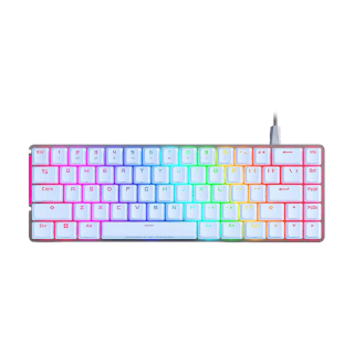 iHAVECPU KEYBOARD (คีย์บอร์ด) ASUS ROG FALCHION ACE (WHITE) (ROG NX RED SWITCH) (AURA SYNC RGB - EN/TH)