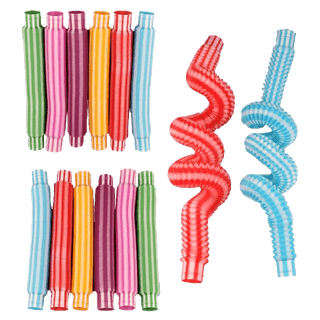 โปรโมชั่น : 🇹🇭รุ่นใหม่ พร้อมส่ง🇹🇭 ของเล่นเสรืมพัฒนาการ Pop Tube มีลายเส้น ท่อยืด POP TUBE LINE