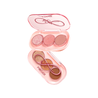 Pinkflash เฉดสีใหม่#Pinkgame พาเลทอายแชโดว์เกม สีชมพู กันน้ํา ติดทนนาน
