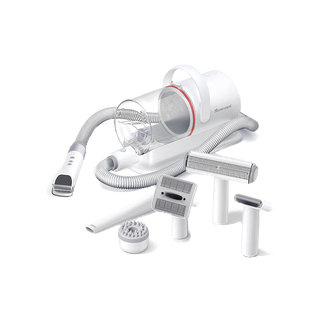 HOMERUNPET HC15 Pet Grooming Vacuum Kit ชุดเครื่องตัดแต่งขนสัตว์เลี้ยง 6 in 1 เครื่องตัดแต่งขน และดูดฝุ่น สำหรับสัตว์เลี