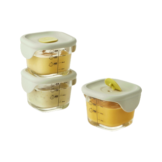 LockLock กล่องแก้วใส่อาหารสำหรับเด็ก Baby Food Container 690 ml. รุ่น LLG509S3