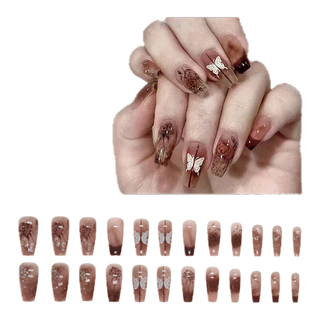โปรโมชั่น : C-048 เล็บปลอมเจล เพนท์ลายอาร์ต ลายการ์ตูน สีสวยหวาน ที่ติดเล็บ ตกแต่งเล็บมือ ลายสวย ชัดเจน ไม่เลือน มี 50 แบบ