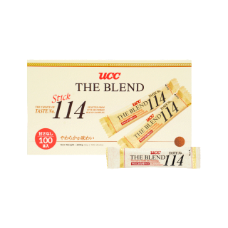 UCC The Blend 114 instant black coffee (2 g. x 100) ยูซีซี กาแฟสำเร็จรูปแบบซอง สูตร 114 (2 กรัม x 100)