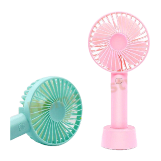 ลด50% ใส่โค้ด INCLZ66 Portable fan series พัดลม USB Mini Fan พัดลมพกพา ถอดด้ามใช้เป็นเพาเวอร์แบงค์ ชาร์จไฟด้วยสายUSB
