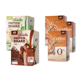 [ลดหนักมากกว่า 50% เซ็ต❗2 แถม 3] ซื้อโปรตีนเชค 2 แถมฟรี✅กาแฟ 3 : คุมหิว คุมน้ำหนัก หุ่นลีนไว