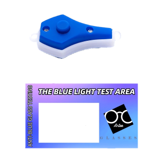 โปรโมชั่น Flash Sale : 🧡โค้ด12DD925  แผ่นทดสอบการกรองแสงสีฟ้าของเลนส์ ชุดทดสอบเลนส์กรองแสง เลนส์กรองแสงสีฟ้า Testblue