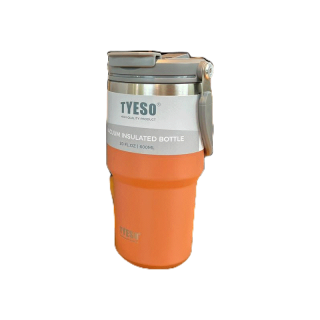 April แก้วเก็บความเย็น Tyeso แบบใหม่มีที่จับ แก้วเก็บอุณหภูมิร้อน/เย็น 600ml/750ml/900ml/1050ml/1200ml