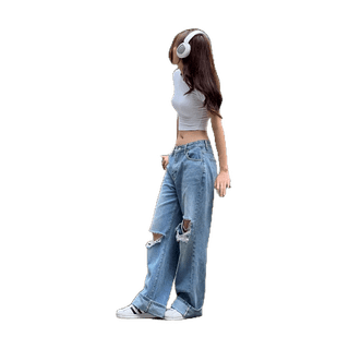 โปรโมชั่น : Bigboy Jeans 990.- กางเกงยีนส์ทรงบอย กระบอกใหญ่ แต่งขาด ดีไซน์สวยเท่ เนื้อผ้ายีนส์คุณภาพดีมาก สีสวยชัด ผ้าหนาใส่สบาย