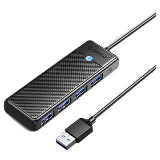 [ออก E-TAX ลดหย่อนภาษีได้] ORICO ยูเอสบีฮับ 4 พอร์ต USB-C HUB USB3.0 4-Port USB HUB Adapter Expansion Dock Ultra-Slim OTG Adapter รองรับ Macbook และ PC - PAPW4A