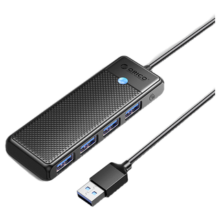 [ออก E-TAX ลดหย่อนภาษีได้] ORICO ยูเอสบีฮับ 4 พอร์ต USB-C HUB USB3.0 4-Port USB HUB Adapter Expansion Dock Ultra-Slim OTG Adapter รองรับ Macbook และ PC - PAPW4A