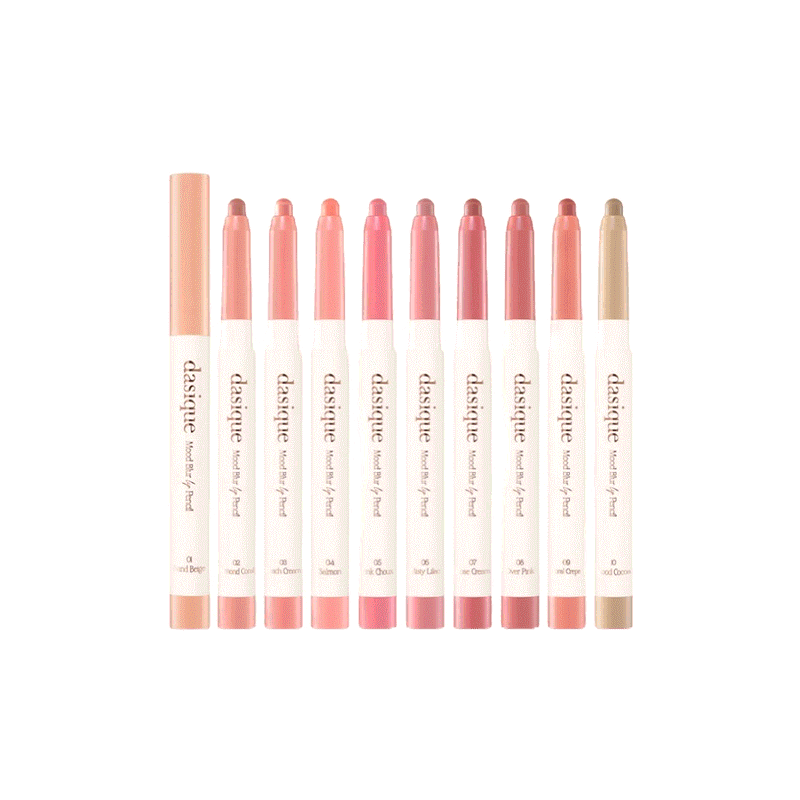 ของแท้:พร้อมส่ง Dasique Mood Blur Lip Pencil