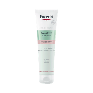 Eucerin Pro ACNE SOLUTION 3X TREATMENT GEL TO FOAM CLEANSER 150 ML ยูเซอริน โปร แอคเน่ โซลูชั่น ทรีเอ็กซ์ ทรีตเมนต์ เจล ทู โฟม คลีนเซอร์ 150 มล.